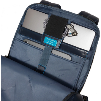  Рюкзак Piquadro Blue Square CA6592B2BM/BLU2 темно-синий натуральная кожа 