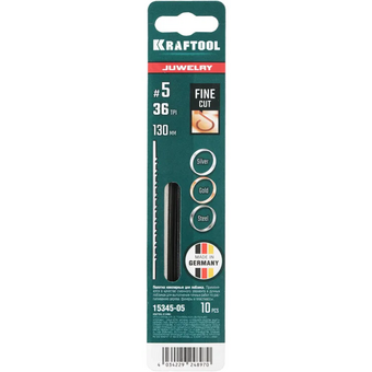  Набор пилок Kraftool 15345-05 10пред лобзики 