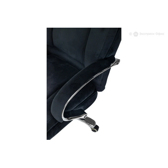  Кресло руководителя Бюрократ T-9925SL Fabric черный Holland 75 крестов. металл хром 