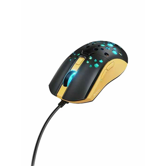  Мышь HOCO GM51 Sky luminous gaming wired mouse черный/желтый 