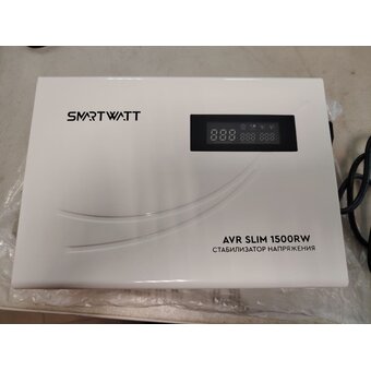  УЦ Стабилизатор напряжения SMARTWATT AVR Slim 1500RW (плохая упаковка, компонентный ремонт) 