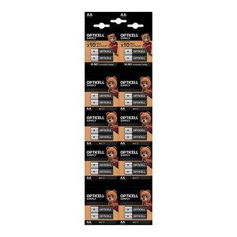  Батарейка OPTICELL Simply LR6 BL20 2*10 6050001 