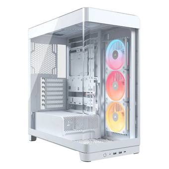  Корпус Corsair Frame 4500X LX-R RGB iCUE Link (CC-9011317-WW), без БП, Midi-Tower, TG, 3x120mm reverse fans, 2xUSB-A 3.2, 1xUSB Type-C 