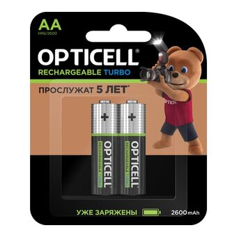  Аккумулятор OPTICELL Turbo HR6 BL2 (2600 mAh) 6080001 