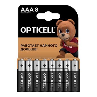  Батарейка OPTICELL Basic LR03 BL8 (6051009) 