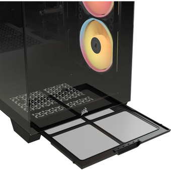  Корпус Corsair 3500X LX-R RGB iCUE Link (CC-9011324-WW), без БП, Midi-Tower, TG, 3x120mm ARGB, 2xUSB-A 3.2, 1xUSB Type-C, E-ATX, ATX, mIT 