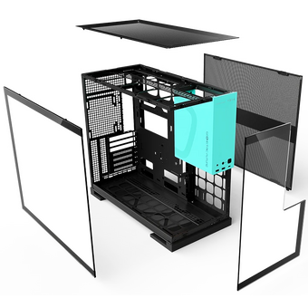  Корпус Geometric Future Model 5 Black Blue (1AM5WKBB00100) / mid tower, E-ATX 