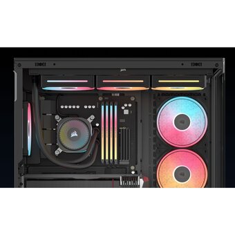  Корпус Corsair 3500X LX-R RGB iCUE Link (CC-9011324-WW), без БП, Midi-Tower, TG, 3x120mm ARGB, 2xUSB-A 3.2, 1xUSB Type-C, E-ATX, ATX, mIT 