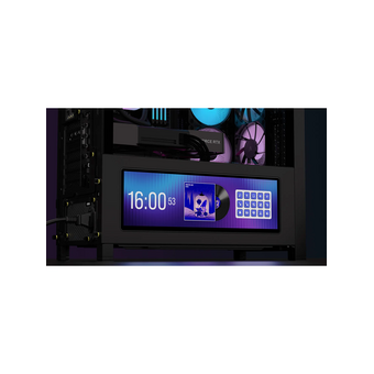  Корпус Corsair Frame 4000D LCD RS ARGB (CC-9011326-WW), без БП, Midi-Tower, TG, 3x120mm 2xUSB-A 3.2, 1xUSB Type-C, E-ATX, ATX, mITX Black 