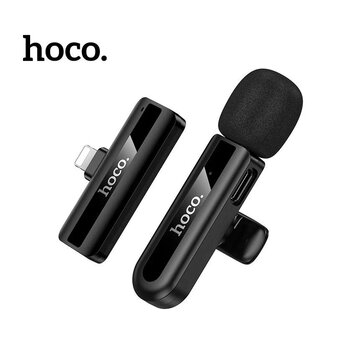  Микрофон HOCO L20 Fair wireless microphone iP черный 