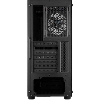  Корпус AeroCool Menace Saturn RGB (4710562754186) черный, ATX, без БП, с окном, 2*USB 3.0, audio 