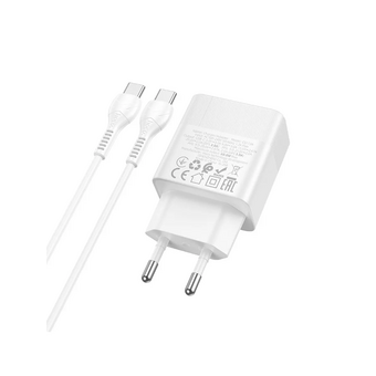  СЗУ HOCO CS113A Lounge single port PD40W charger set C to C EU белый 