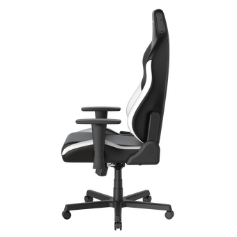 Кресло DxRacer OH/DL23/NW PU-кожа, Топ-Ган, подлокотники 3D чёрно-белое 