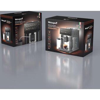  Кофемашина Weissgauff WCM-365 Automatic ColorTouch Cappuccino Nero 