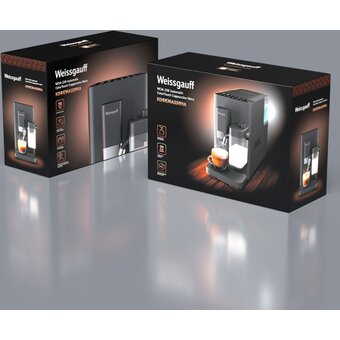  Кофемашина Weissgauff WCM-338 Automatic ColorTouch Cappuccino Nero 