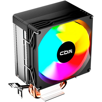  Кулер CBR-CC-2115-RGB-PWM Al+Cu, 2 heat pipes, Socket 775/1155/1156/1150/1151/1200/1700/940/AM2/АМ2+/АМ3/AM3+/FM1/FM2/AM4/AM5 