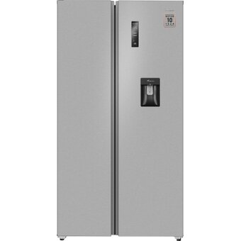  Холодильник Weissgauff WSBS 590 Inverter NoFrost Water Dispenser Inox 