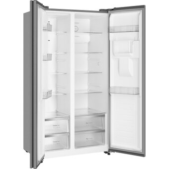  Холодильник Weissgauff WSBS 590 Inverter NoFrost Water Dispenser Inox 