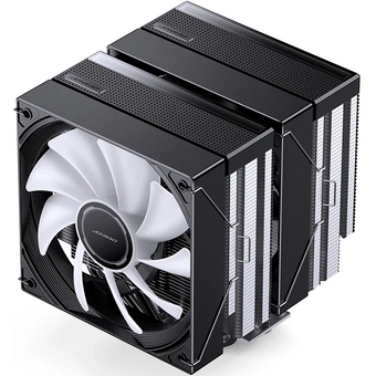  Кулер JONSBO CB80 Black LGA1851/1700/1200/115X/AM5/AM4 (TDP 260W, PWM, 120mm ARGB LED Fan + 120mm Black Fan, 6 тепловых трубок, 4-pin) Retai 