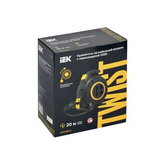  Удлинитель на катушке IEK TW-KP27-16-04-20 