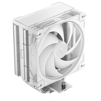  Кулер DEEPCOOL AG400 G2 WH LGA1851/1700/AM5/AM4 (TDP 230W, PWM, Fan 120mm, 4 тепл. трубки, белый) Ret 