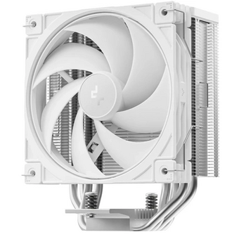  Кулер DEEPCOOL AG400 G2 WH LGA1851/1700/AM5/AM4 (TDP 230W, PWM, Fan 120mm, 4 тепл. трубки, белый) Ret 