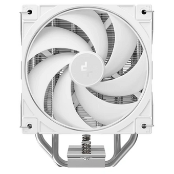  Кулер DEEPCOOL AG400 G2 WH LGA1851/1700/AM5/AM4 (TDP 230W, PWM, Fan 120mm, 4 тепл. трубки, белый) Ret 