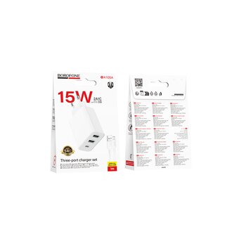  СЗУ Borofone BA105A Micro White 