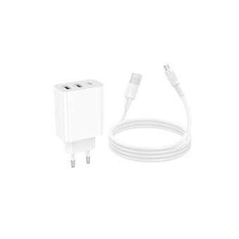  СЗУ Borofone BA105A Micro White 