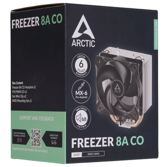  Кулер ARCTIC Freezer 8A CO (ACFRE00162A) AM4/AM5 (100mm, 200-2300rpm) 