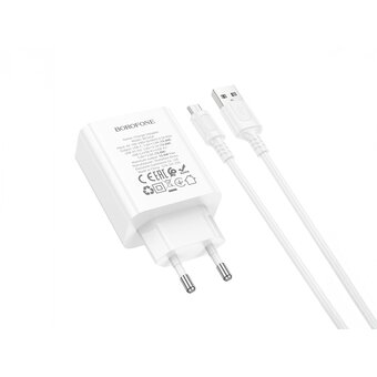  СЗУ Borofone BA105A Micro White 