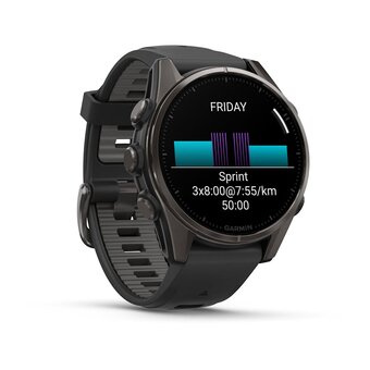  Smart-часы Garmin Fenix 8 (010-02903-21) 43мм, 1.3", черный/черный 