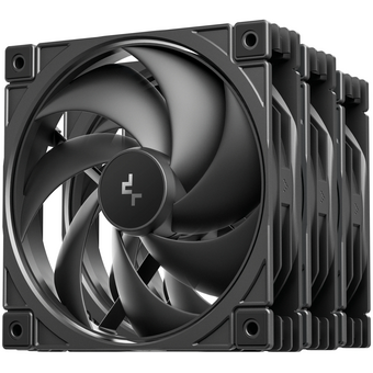  Вентилятор DEEPCOOL FD12 V2 3in1 120x120x25мм (PWM, черный, 500-2500об/мин) Color Box 
