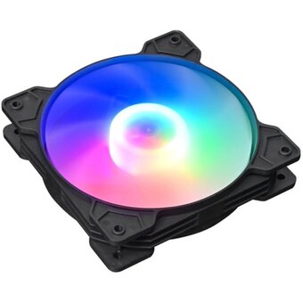  Вентилятор Eurocase EU-FN120FRGB_8 BL YF120-3 Black,120 FRGB fan MOLEX connector with brown box,3pcs in big brown box,under Eurocase brand 
