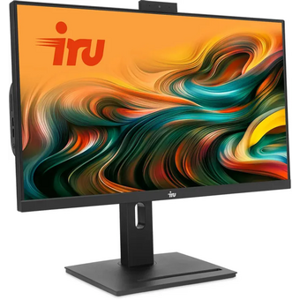  Моноблок IRU 23IM-2156256 23.8" Full HD i5 12450H (2) 16Gb SSD512Gb UHDG без ОС GbitEth WiFi BT 90W Cam черный 1920x1080 