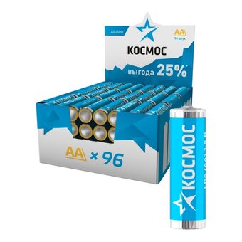  Батарейка КОСМОС LR6 SR4 96Box (KOCLR6-96BOX) 