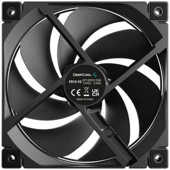  Вентилятор DEEPCOOL FD12 V2 3in1 120x120x25мм (PWM, черный, 500-2500об/мин) Color Box 