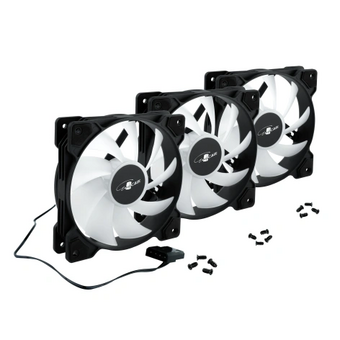  Вентилятор Eurocase EU-FN120FRGB_8 BL YF120-3 Black,120 FRGB fan MOLEX connector with brown box,3pcs in big brown box,under Eurocase brand 