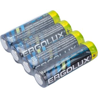  Батарейка AA ERGOLUX LR06-24Box Alkaline (14212) 
