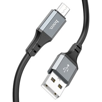  Кабель HOCO X92 Honest USB-микроUSB 3.0м, 2.4A чёрный 