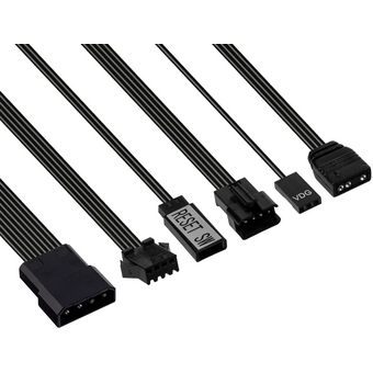  Кулер Lyambda LAC-01 (чёрный, ARGB, 1100 RPM, 20.3 dBA, 36.54 CFM, 4-Pin/5v ARGB) 