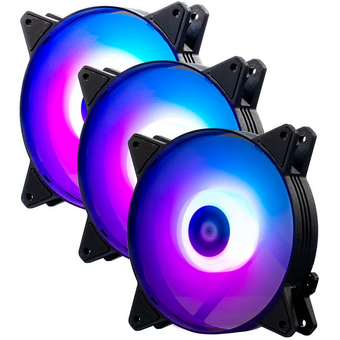  Кулер Lyambda LAC-01 (чёрный, ARGB, 1100 RPM, 20.3 dBA, 36.54 CFM, 4-Pin/5v ARGB) 