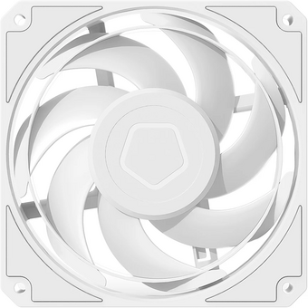  Вентилятор ID-COOLING AT-120-W 120x120x25мм (PWM, резиновые углы, белый, 0-3000об/мин) Box 