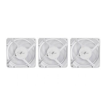  Вентилятор Eurocase EU-FN120WL003 WH KF2150PBT-HDB White,120 white fan,Bearing HDB 4pin PMW female and male connector with brown box,3pcs 