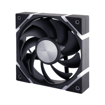  Вентилятор Eurocase EU-FN120ARGB_12 BL YH1225 Black,120 ARGB fan 3pin+AURA 5V3pin female and male connector with brown box,3pcs 