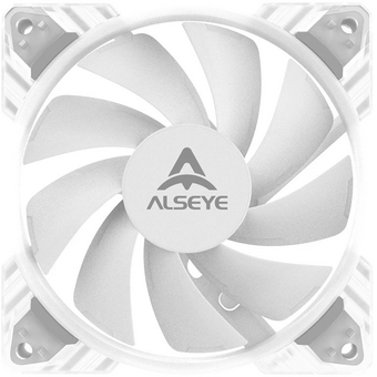  Вентилятор ALSEYE N12-W (AS.04.04.0029) Fan 120mm, 700-1800rpm, 25.98-64.46CFM, 17.4-34.8dBA, PWM, White, RTL 