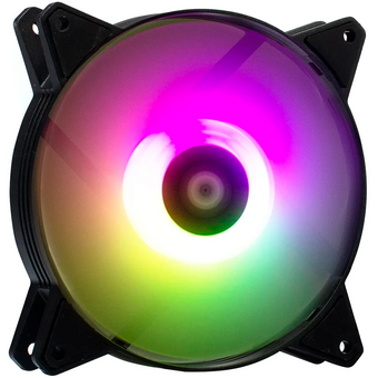  Кулер Lyambda LAC-01 (чёрный, ARGB, 1100 RPM, 20.3 dBA, 36.54 CFM, 4-Pin/5v ARGB) 
