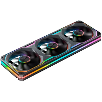  Вентилятор JONSBO XA-360B (3 in 1) 362х123х28мм (PWM, ARGB LED, 700-2400об/мин, черный) Retail 