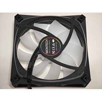  Вентилятор Montech AX120 Pro (MNT-AX120PRO-B) ARGB PWM Black 