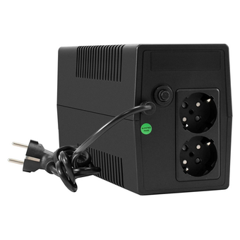  ИБП ExeGate Smart LB-650.LCD.AVR.2SH (EX299498RUS) 650VA/390W, LCD, AVR, 2*Schuko, батарея 12V 7Ah, Black 